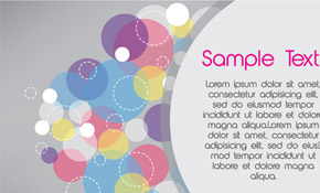 Circles card design
